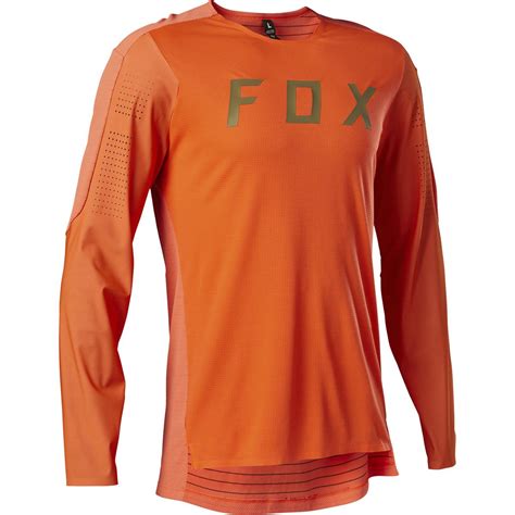 Fox Maglia Mtb Manica Lunga Flexair Pro Arancione Fluo Maciag Offroad