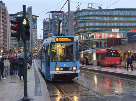 Oslo articulated tram 119 - Tram Travels