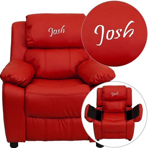 Vinyl Kids Recliner with Storage Arms : r/furniture_design