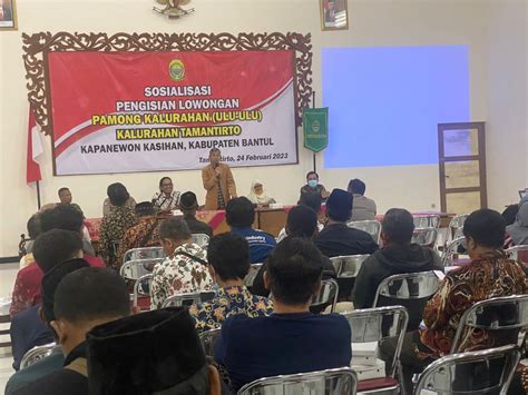 Sosialisasi Pengisian Lowongan Pamong Kalurahan Ulu Ulu Kalurahan