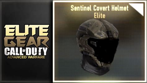 Elite Gear Showcase Sentinel Covert Helmet Advanced Warfare Youtube