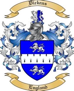 Dickens Family Crest from England by The Tree Maker