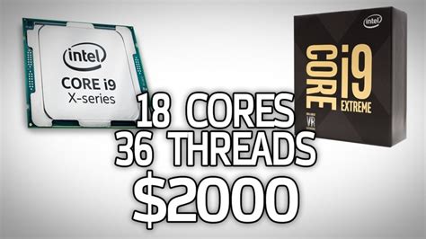 [CPU] หลุดผลเทส Intel i9-7980XE ซีพียูตัวท๊อป 18 Core ทั้งประสิทธิภาพ ...