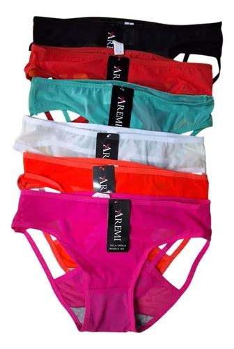 Ropa Interior Bikini Mujer Surtido Colores Pzs Unitalla Mercadolibre