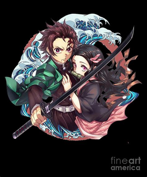 Demon Slayer Nezuko And Tanjiro Drawing