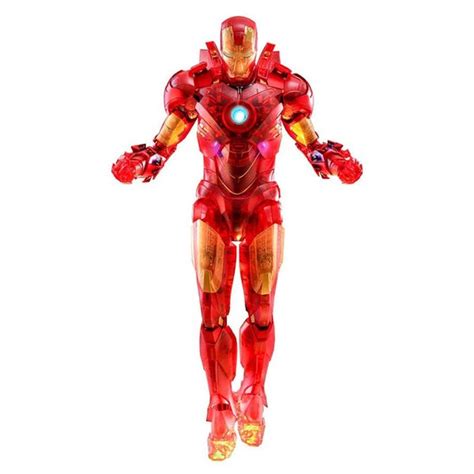 Hot Toys Marvel Iron Man Mark IV Holographic Version Toy Fair Exclusive Action Figure 30cm