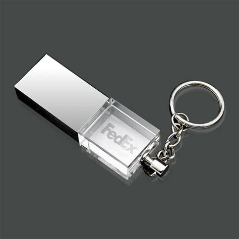 Crystal USB Flash Drive Keychain | Crystal Thumb Drive Keyring