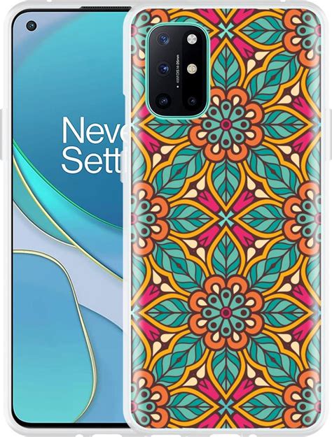 OnePlus 8T Hoesje Flora Mandala Designed By Cazy Bol