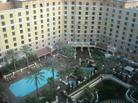 Pool View From 15th Floor - Picture of Wyndham Grand Desert, Las Vegas ...