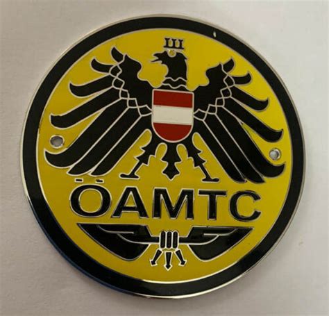 Adac Oamtc Car Grill Badge Emblem Mg Jaguar Triumph Automobilia Ebay