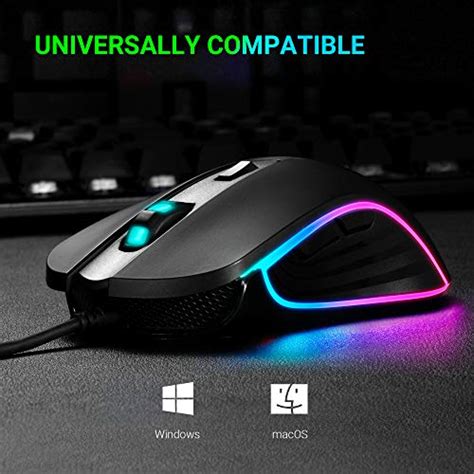 ABKONCORE M30 Gaming Mouse Wired USB Computer Mice For Game Daily 6