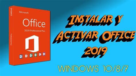 DESCARGAR E INSTALAR OFFICE PRO 2019 100 FACIL Y GRATIS2019 YouTube