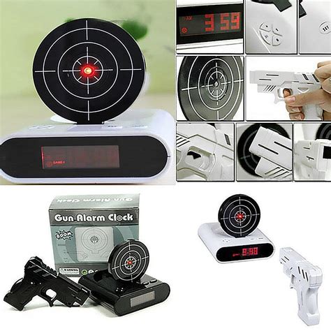 Будильник-мишень Gun Alarm Clock цвет Камуфляж: продажа, цена в Минске ...