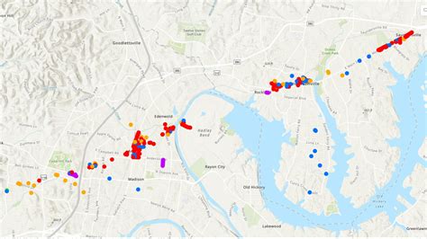 Mapped: Power poles show deadly Tennessee tornado's path - Axios Nashville