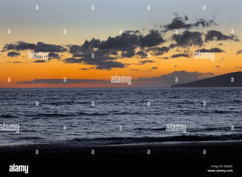 Sunset Maui, Hawaii Stock Photo - Alamy