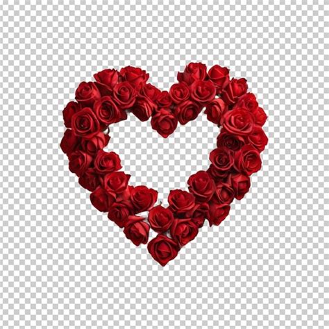 rose heart background psd  high quality  psd templates