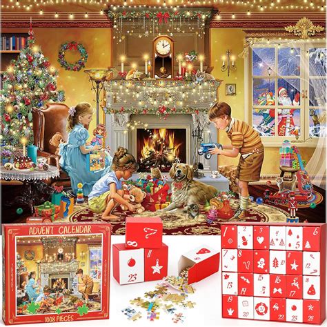 Calendrier De L Avent Puzzles De No L Cadeau Pour Adultes Et