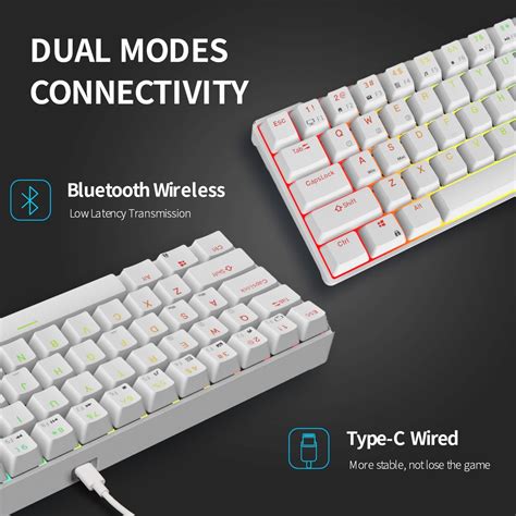 RK RK RGB ไรสาย คยบอรดเชงกลขนาดกะทดรด คย Bluetooth Hot Swappble