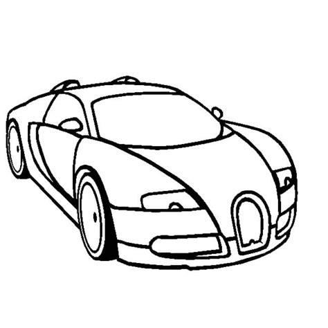 Bugatti Chiron Coloring Pages Ekkamdraygon