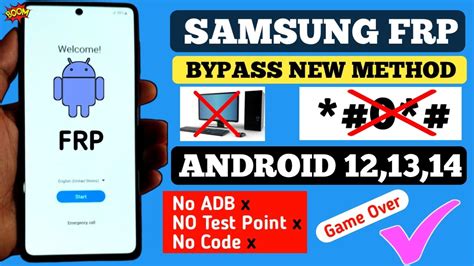 Samsung Frp Bypass Without Pc Android New Method Youtube