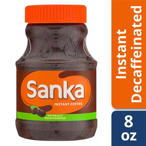 Sanka Instant Coffee Decaffeinated 8 Oz Jar