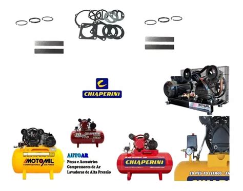 Kit Juntas P Compressor Motomil Cmv Pl Chiaperini Red