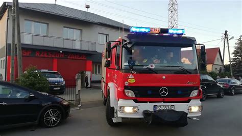 ALARMOWO Mercedes Atego GBA 329 R 92 OSP KSRG Rzeszów Załęże YouTube