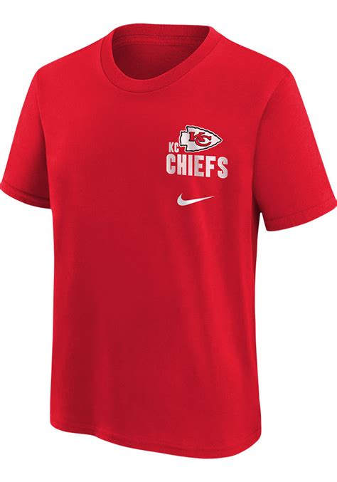 Kansas City Chiefs Nike Boys Nike Back Slogan Short Sleeve T Shirt Red