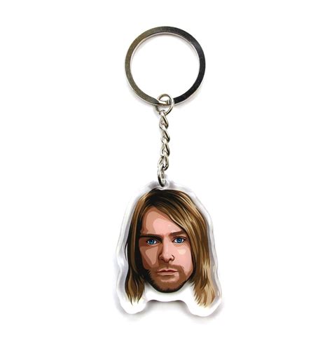 Kurt Cobain Keychain Smellthefun