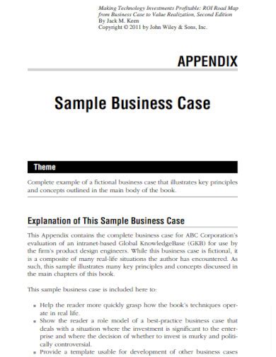 Business Case - Examples, Word, Google Docs, Apple Pages, PDF | Examples