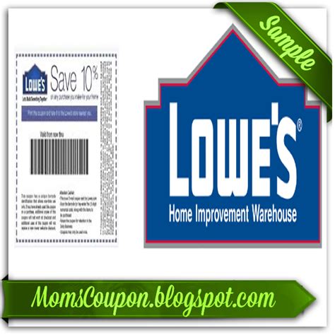 Great Deals Using Free Printable Lowes Coupons Free Printable Coupons