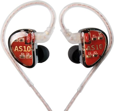 Amazon.com: KZ AS10 Pure 5 Balanced Armature 5BA Earphone, Musician in ...