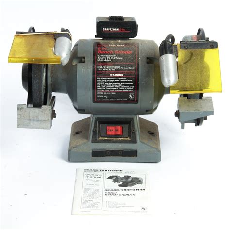 Craftsman 6 Inch Bench Grinder Ebth