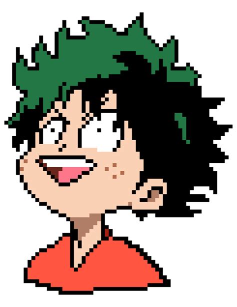 Izuku Midoriya Pixel Art Naruto Pixel Art