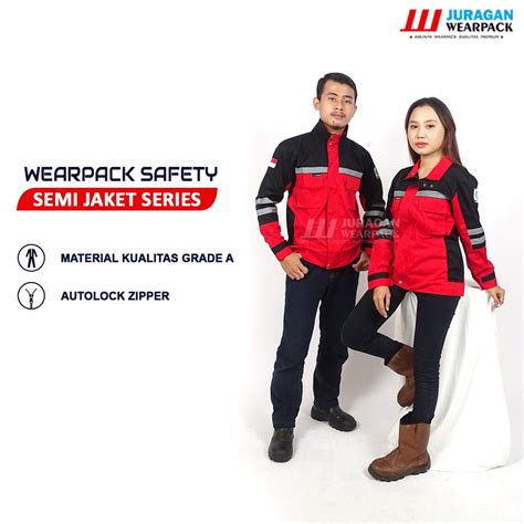 Jual Juragan Wearpack Wearpack Safety Semi Jaket Warna Hitam