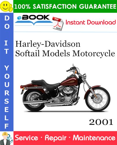 2001 Harley Davidson Softail Models FXST FLSTC FXSTS FLSTF FLSTS