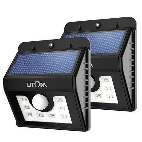 Litom Lsl Solar Powered Wireless Led Security Motion Sensor Lamp