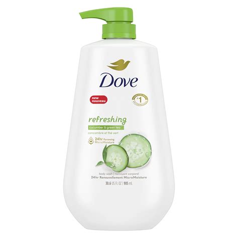 Dove Go Fresh Cucumber And Green Tea Body Wash Pump Shop Body Wash At