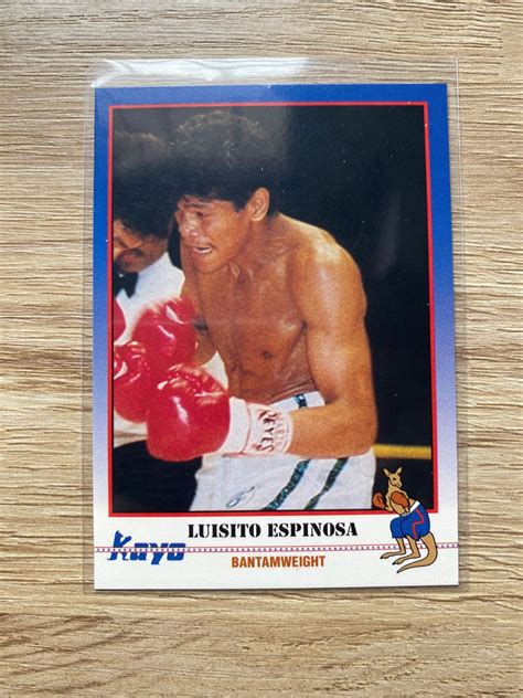 Luisito Espinosa Boxing Card on Carousell