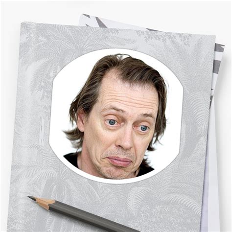 "Steve Buscemi Meme Funny!" Sticker by KiyomiShop | Redbubble