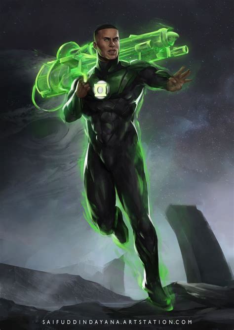 John Stewart Green Lantern Saifuddin Dayana On Artstation At Https