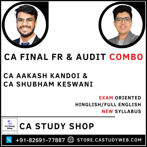 Ca Final New Syllabus Fr Audit Exam Oriented Batch By Ca Aakash Kandoi