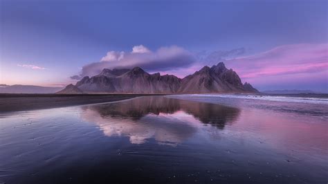 427956 Sunset Grass Clouds Landscape Mountains Water Outdoors