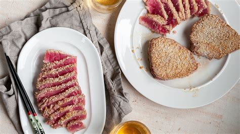 Sesame Crusted Tuna Steak Recipe