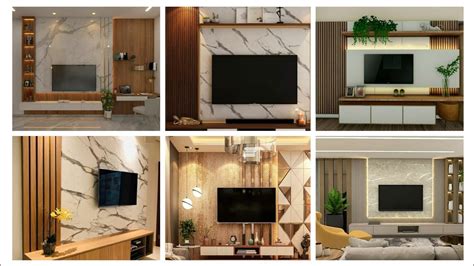 Most Beautiful Simple Wood Works Lcd Wall Unit Cabnits For Livingroom