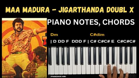 Maamadura Annakodi Piano Notes With Chords Dynamicmusicanbu Youtube