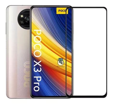 Vidrio Templado Xiaomi Poco X3 Pro Cubre Toda La Pantalla En Venta En