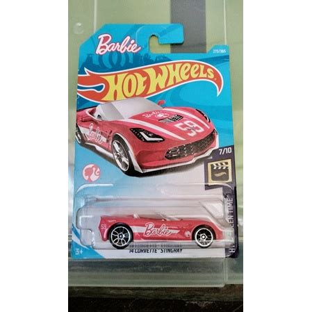 Ready Stock Hotwheels Corvete Stingray Pink Barbie Mix Car