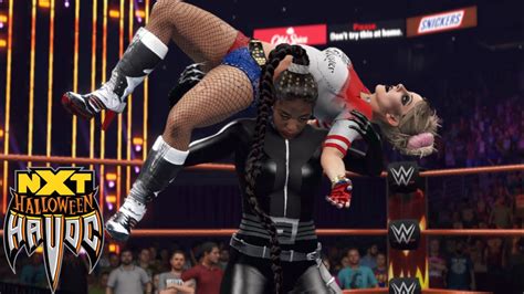 Wwe 2k22 Raw Bianca Belair Vs Alexa Bliss Raw Universal Womens