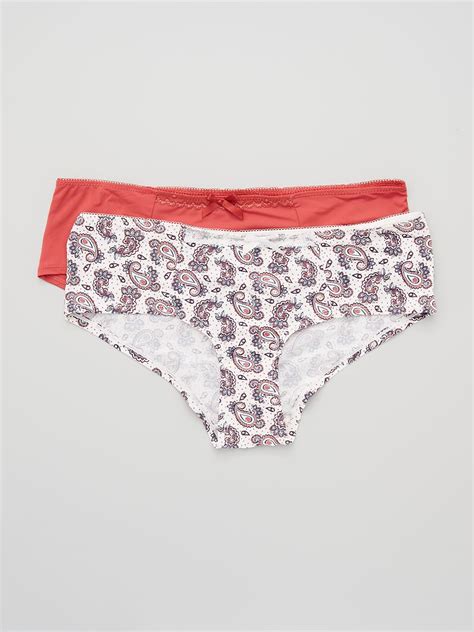 Pack De Culottes Envie De Lingerie Rojo Kiabi